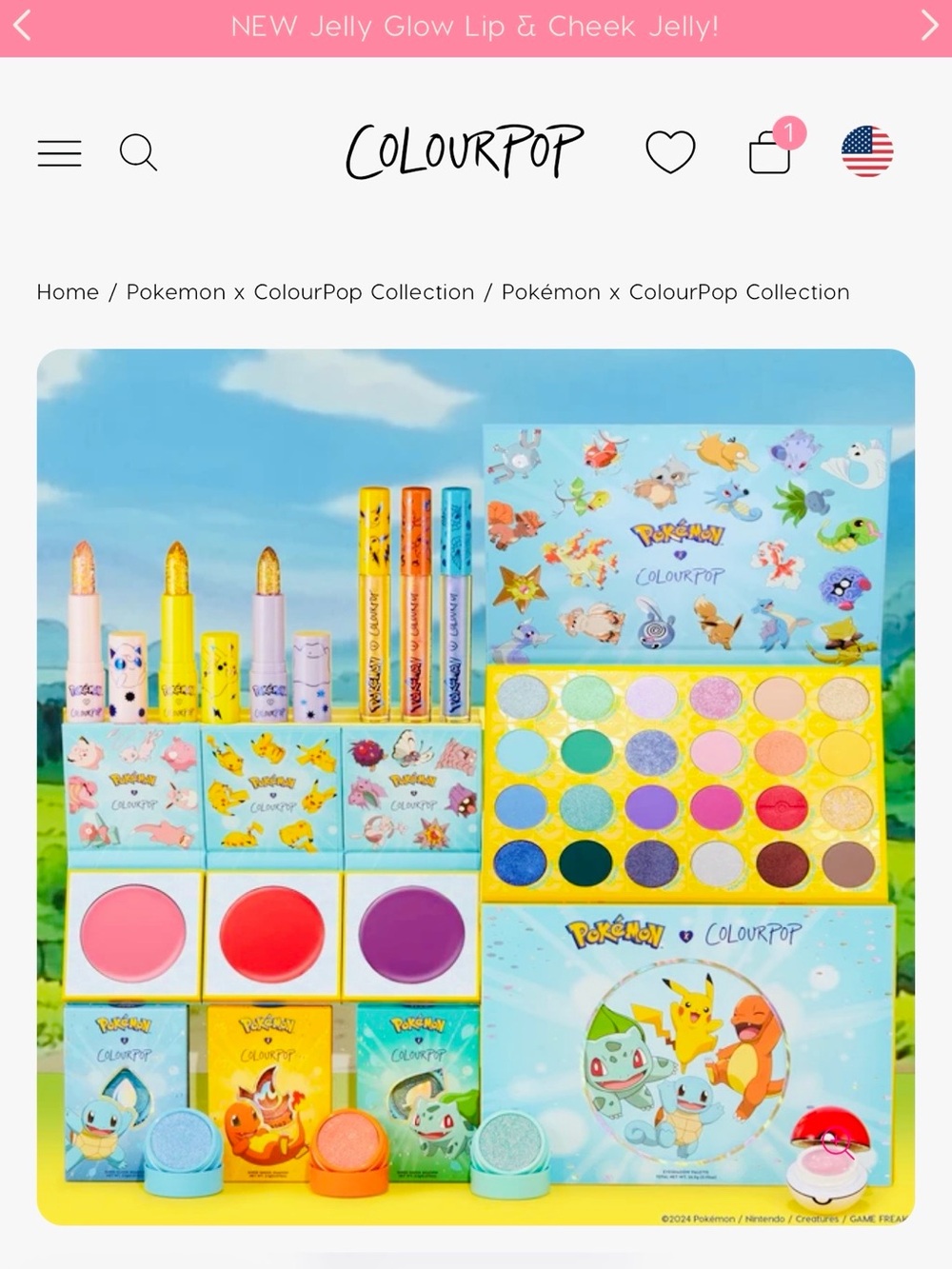 ColourPop Pokémon Collection